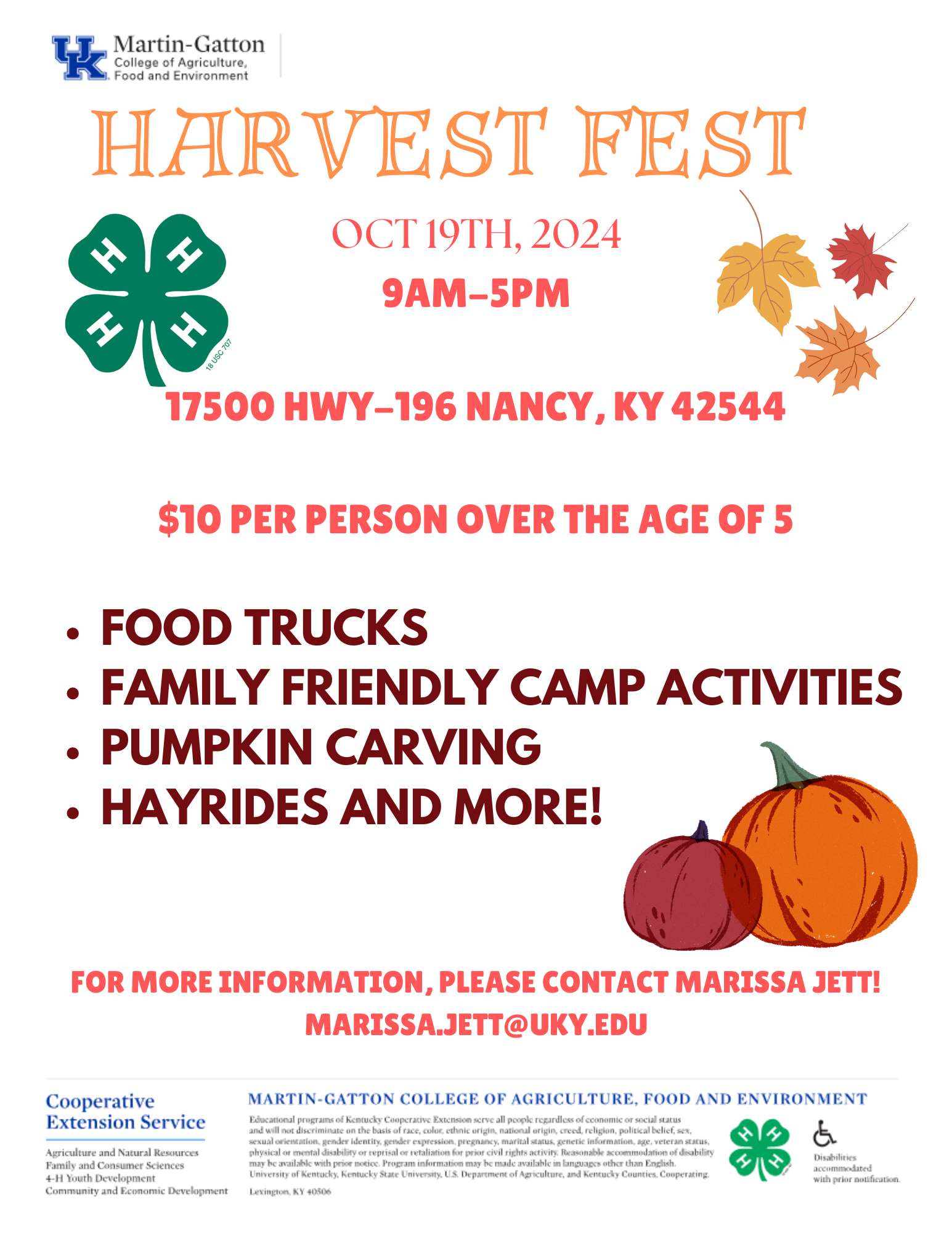 Harvest Fest at Lake Cumberland 4-H Camp